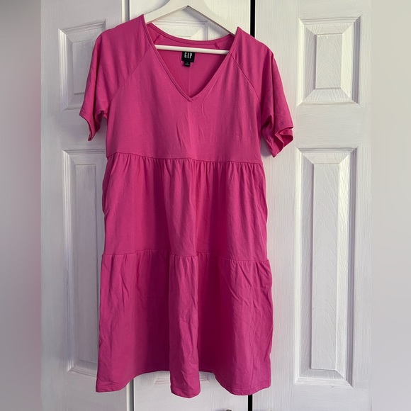 GAP Cotton Tiered Dress - Picture 1 of 2